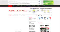 Desktop Screenshot of merrittherald.com